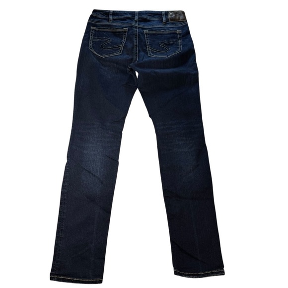 📌 Silver Jeans Suki High Super Skinny Dark Wash W30 L31 Women’s Stretch Denim - Picture 2 of 7